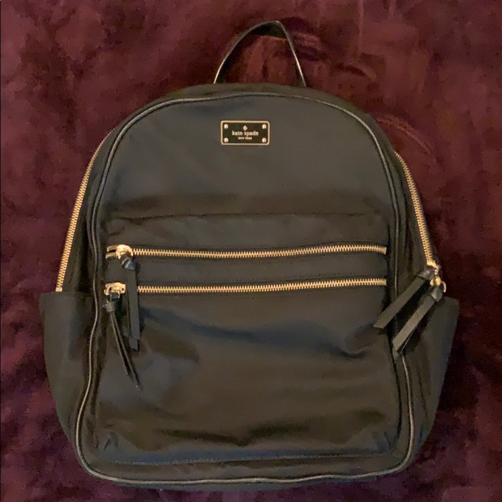 Kate Spade black backpack